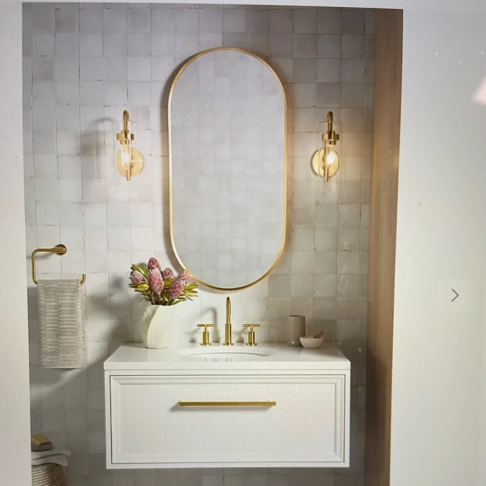 Kohler K-26051-BGL Essential Oval Framed Mirror - Picture 2 of 5